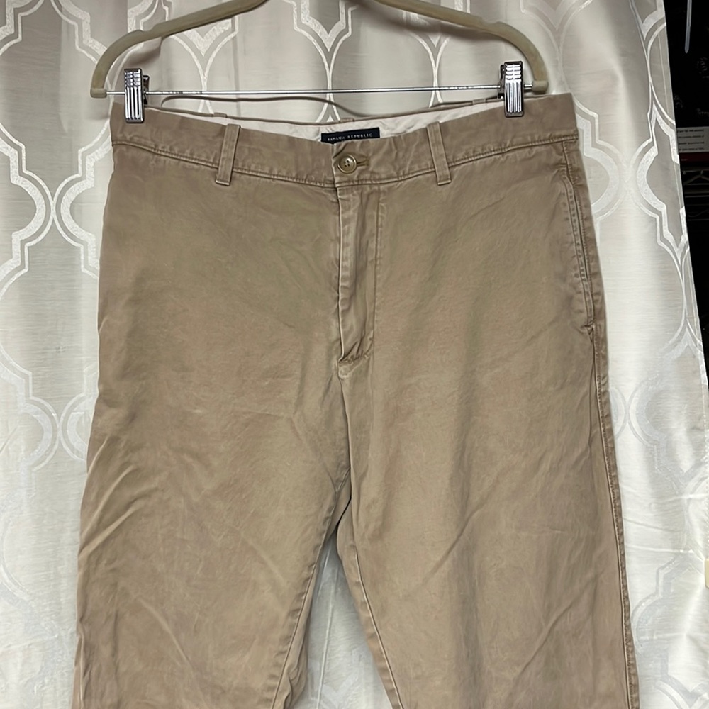 Boot fit khaki slacks